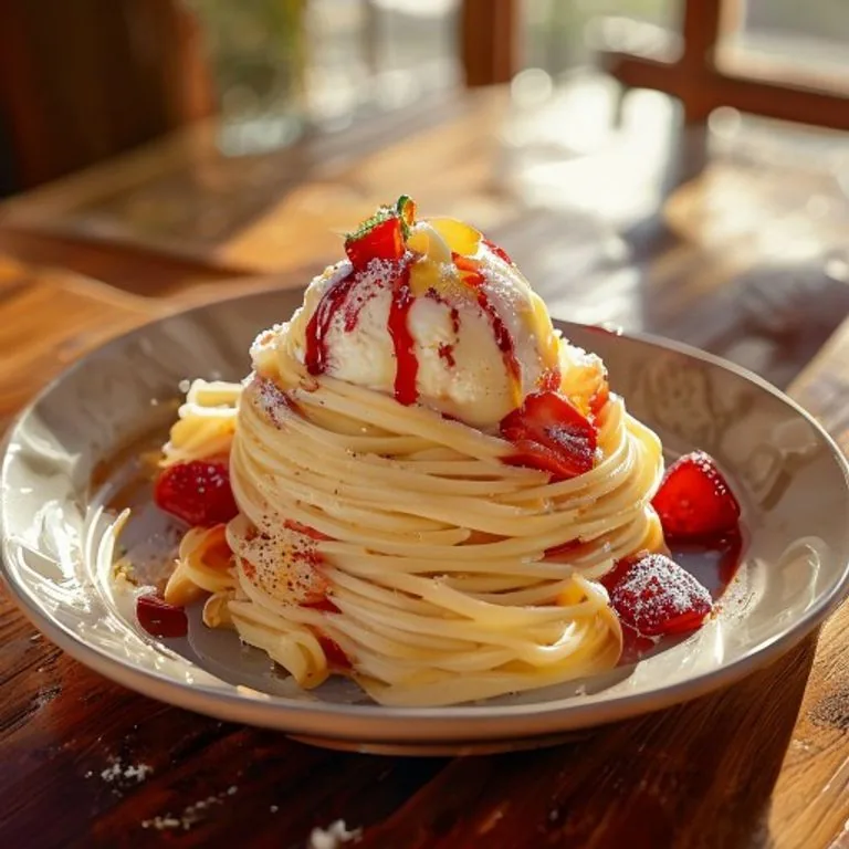 Spaghetti-Eis